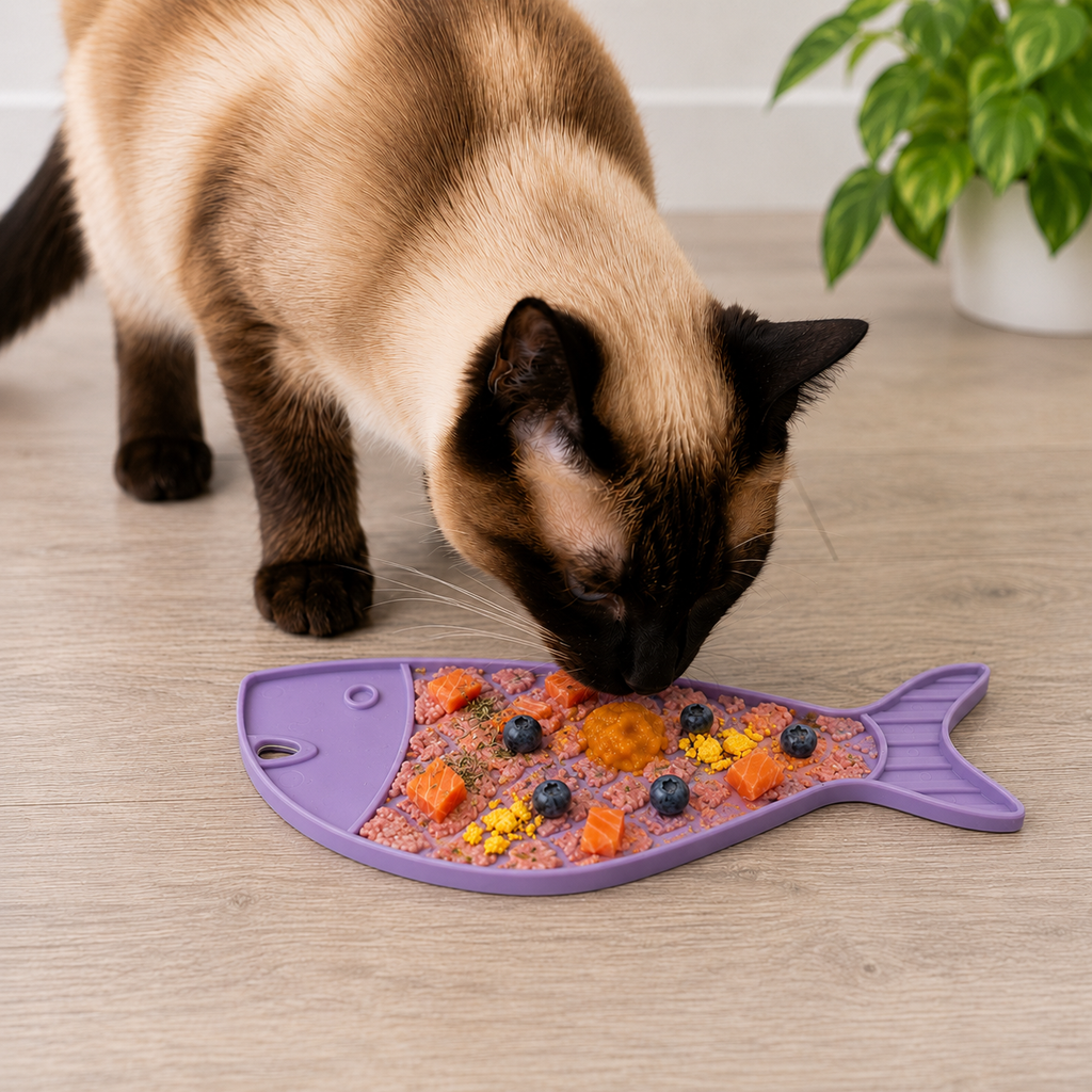 SodaPup Goldfish eMat Small Lick Mat for Cats
