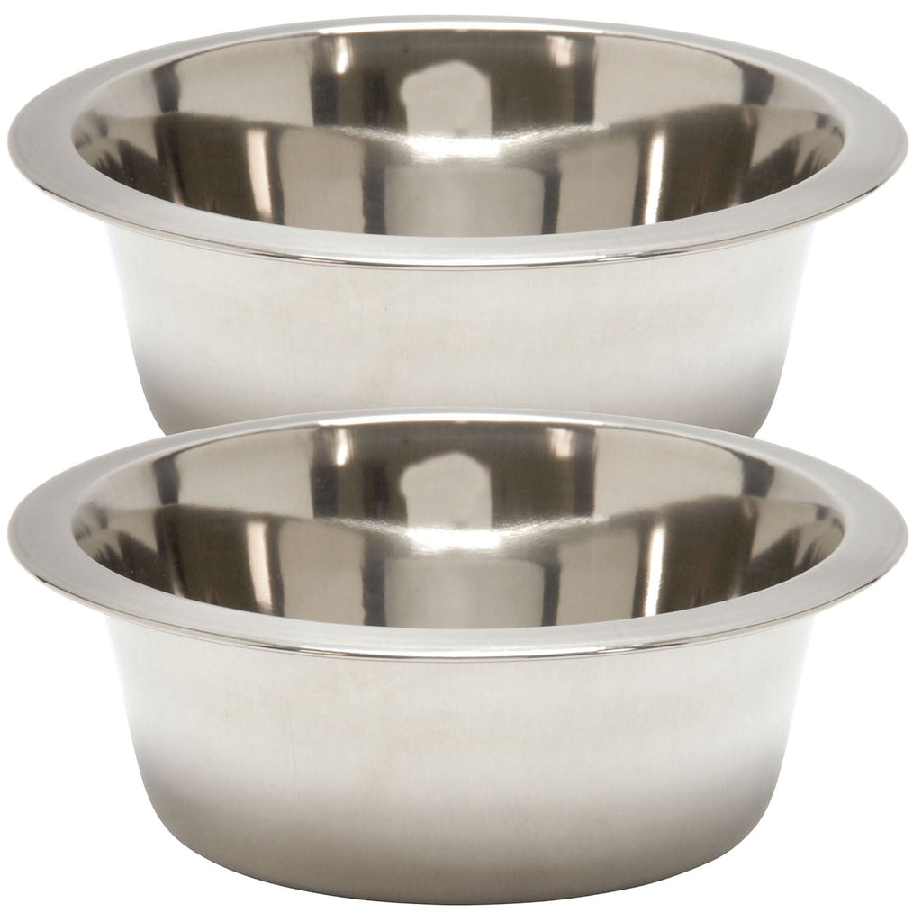 Jeffers Heavy Weight Stainless Steel Pet Bowl