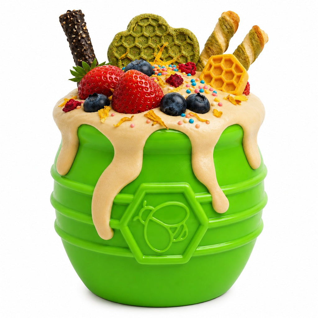 Apple green SodaPup Honey Pot eCup treat dispenser