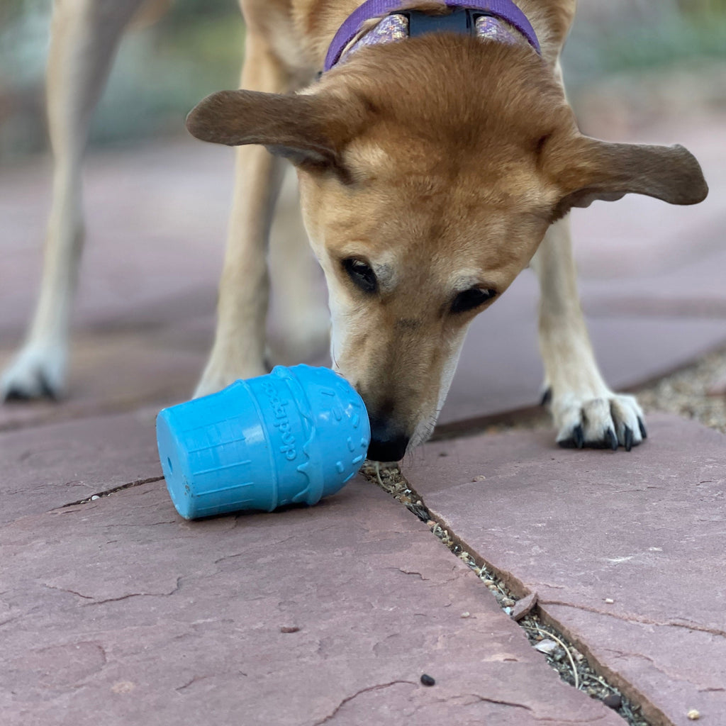 SodaPup Ice Cream Cone eDispenser Rubber Treat Toy