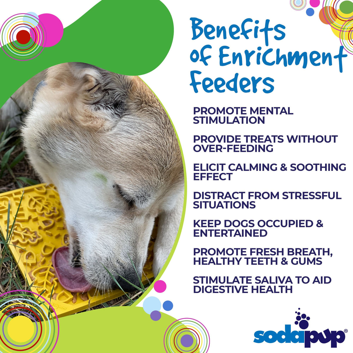 SodaPup Autumn eMat Lick Mat for Dogs and Cats