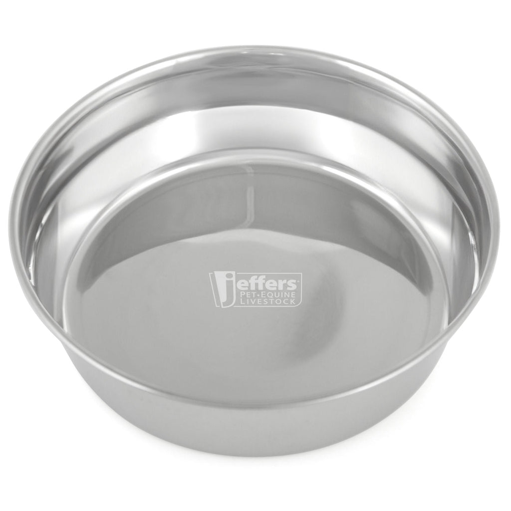 Jeffers Heavy Weight Stainless Steel Pet Bowl