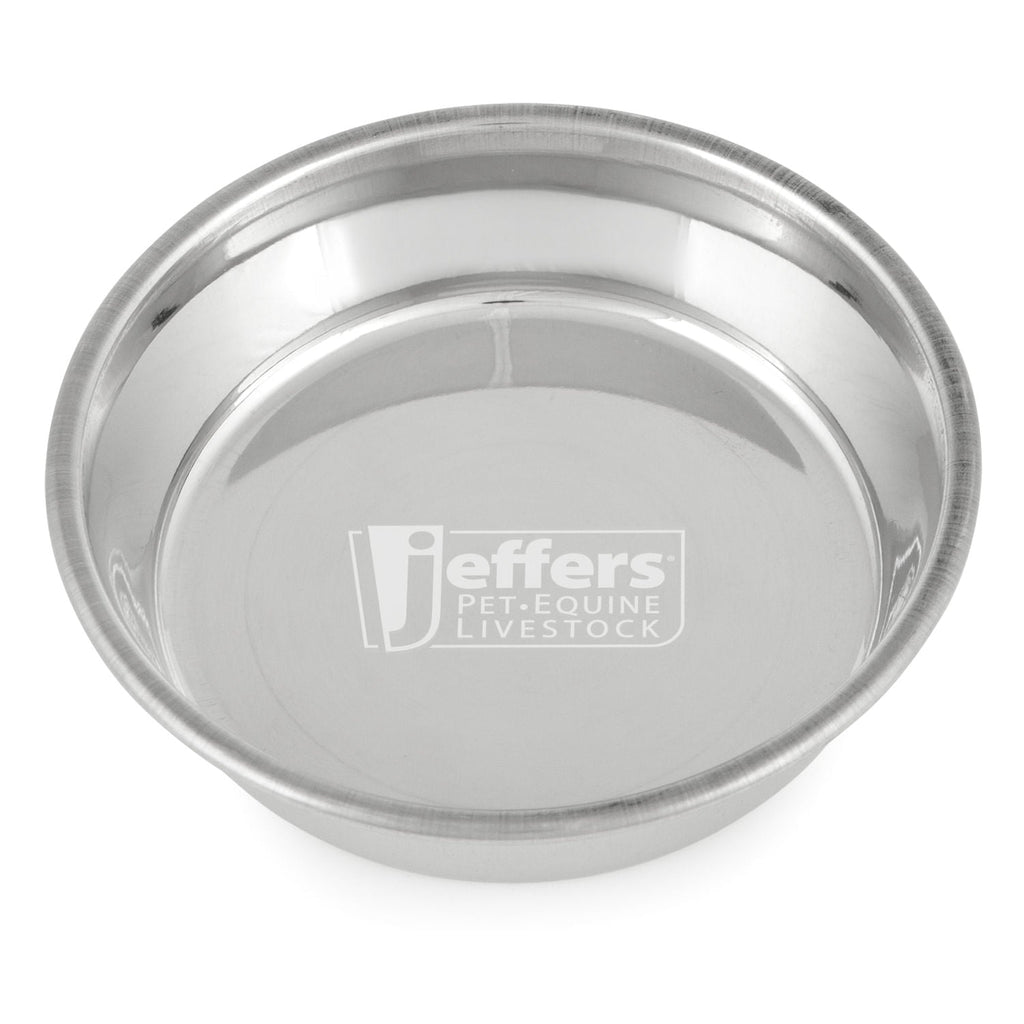 Jeffers Heavy Weight Stainless Steel Pet Bowl