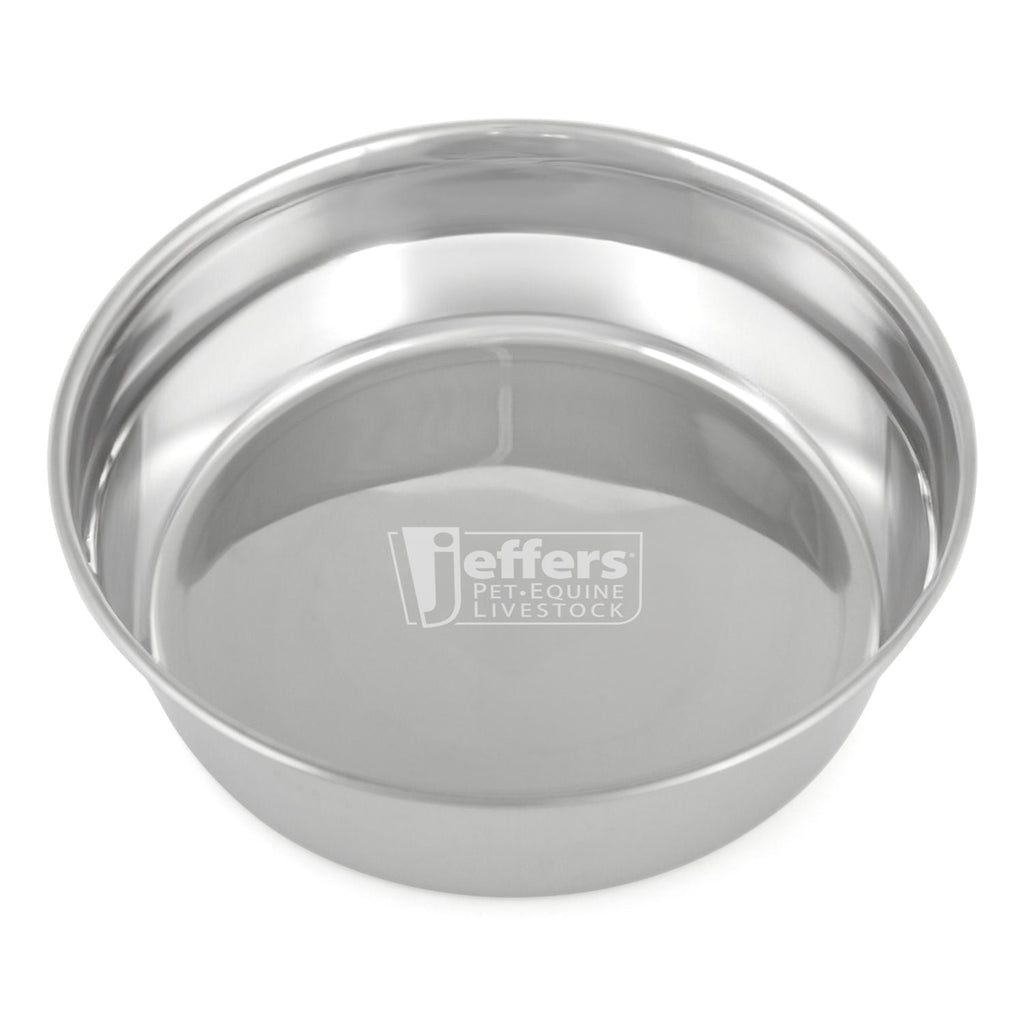 Jeffers Heavy Weight Stainless Steel Pet Bowl