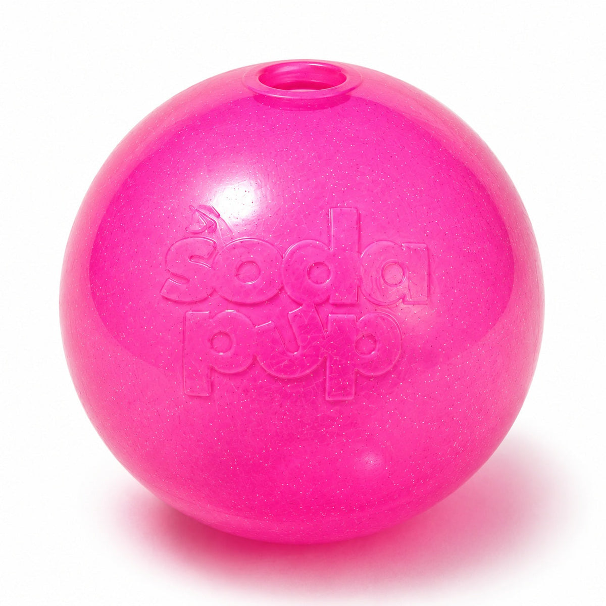 SodaPup Pink and Blue Glitter Ball 2-Pack