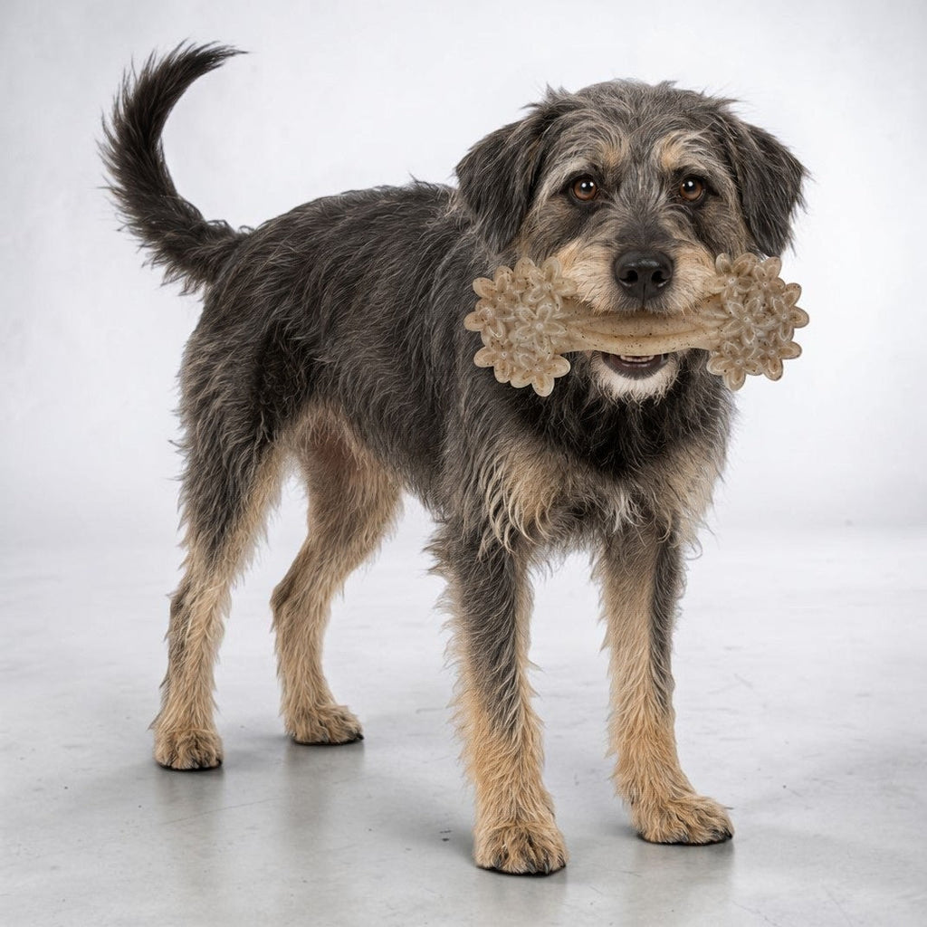 SodaPup Daisy Bone Nylon Chew Toy