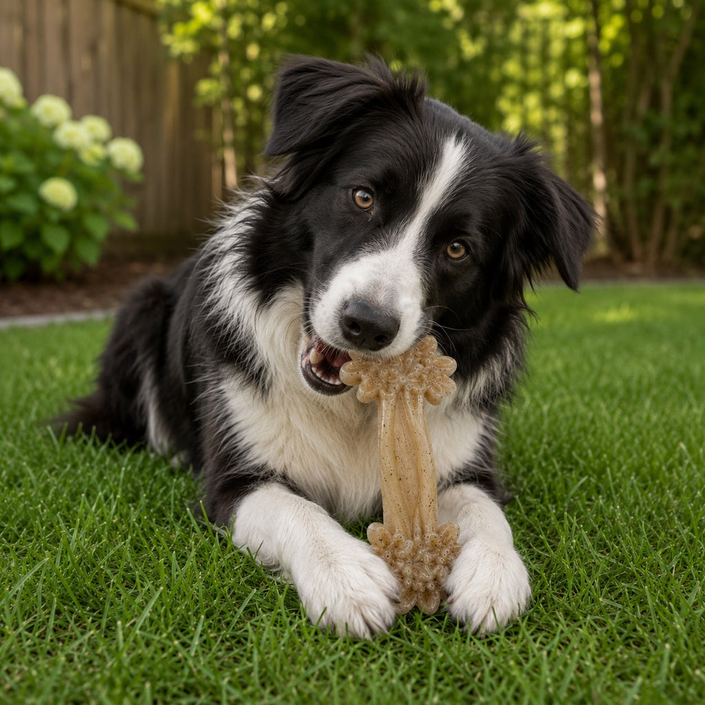 SodaPup Daisy Bone Nylon Chew Toy