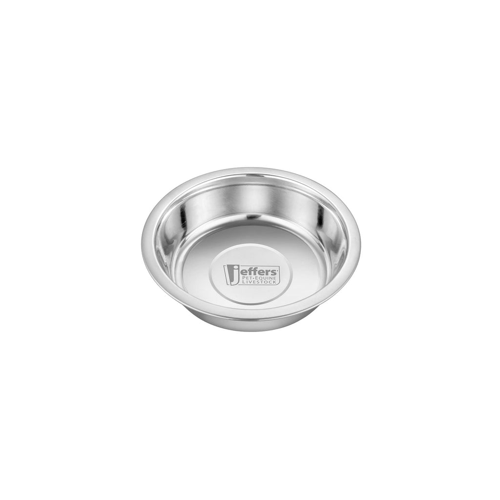 Jeffers Heavy Weight Stainless Steel Pet Bowl