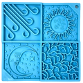 SodaPup Sky eMat lick mat with cloud pattern
