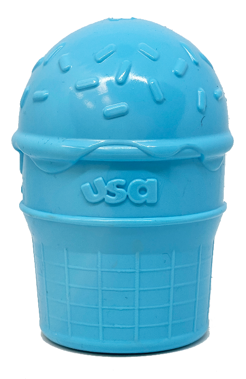 SodaPup Ice Cream Cone eDispenser Rubber Treat Toy