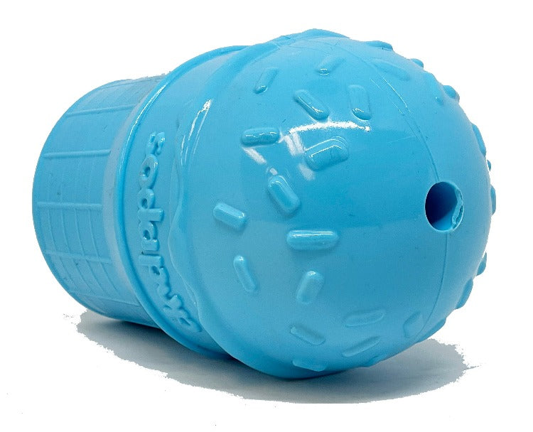 SodaPup Ice Cream Cone eDispenser Rubber Treat Toy