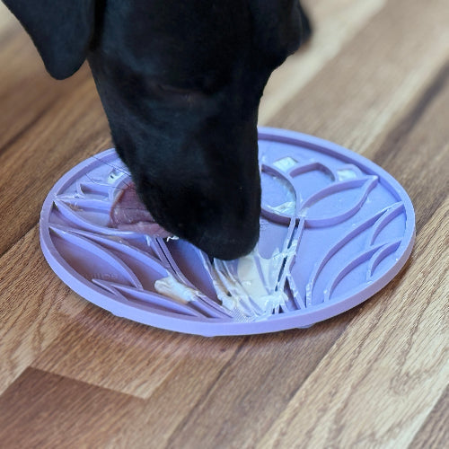 SodaPup Tulip eMat Lick Mat with Suction Cups