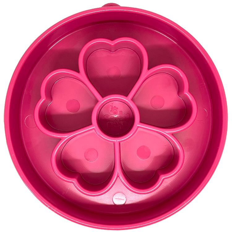 SodaPup Flower eBowl slow feeder dog bowl