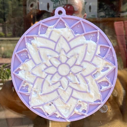 SodaPup Lotus eMat Lick Mat with Suction Cups