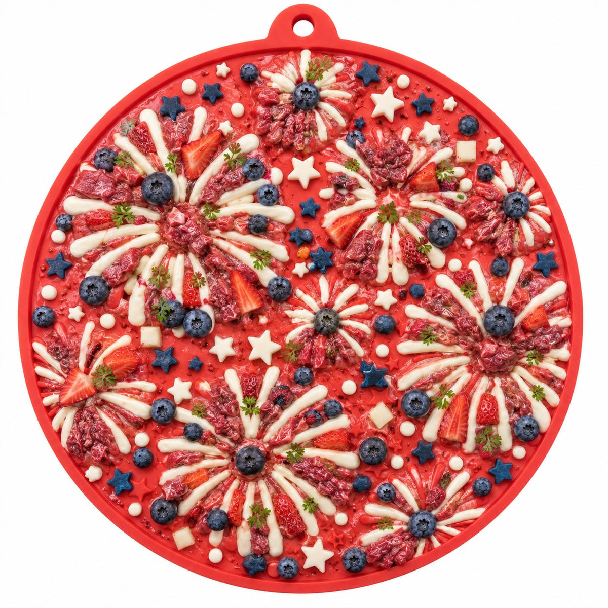 USA-K9 Fireworks eMat Lick Mat with Suction Cups