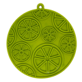 SodaPup Citrus eMat Lick Mat with Suction Cups