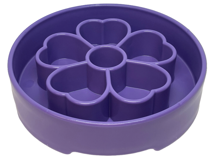 SodaPup Flower eBowl Deep Slow Feeder Dog Bowl