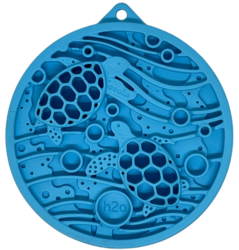 Blue SodaPup Turtle eMat Mini lick mat