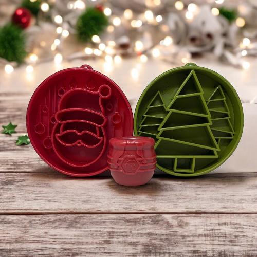 SodaPup Santa eBowl Christmas Slow Feeder Dog Bowl