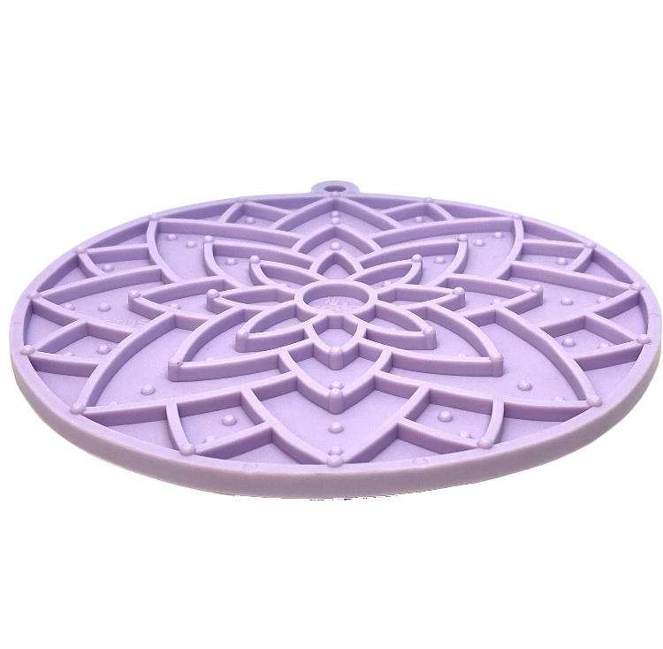 SodaPup Lotus eMat Lick Mat with Suction Cups