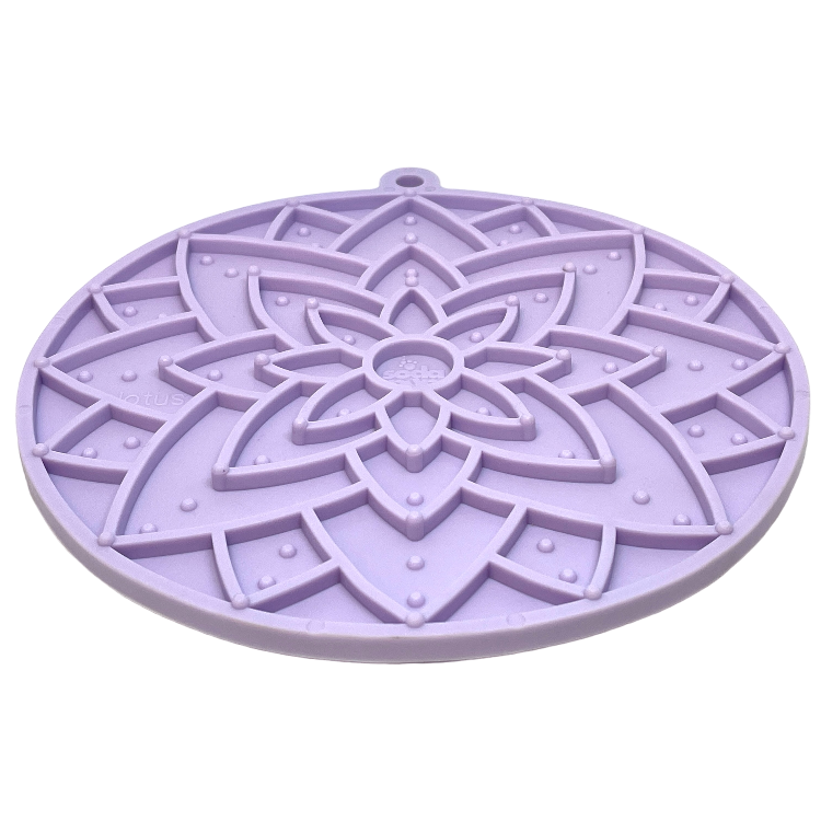 SodaPup Lotus eMat Lick Mat with Suction Cups