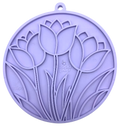Pastel purple SodaPup Tulip eMat lick mat