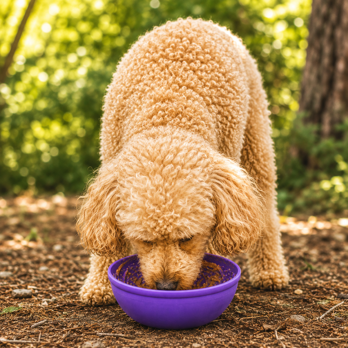 SodaPup Garden of Eatin' Tipsy Bowl Wobble Lick Mat