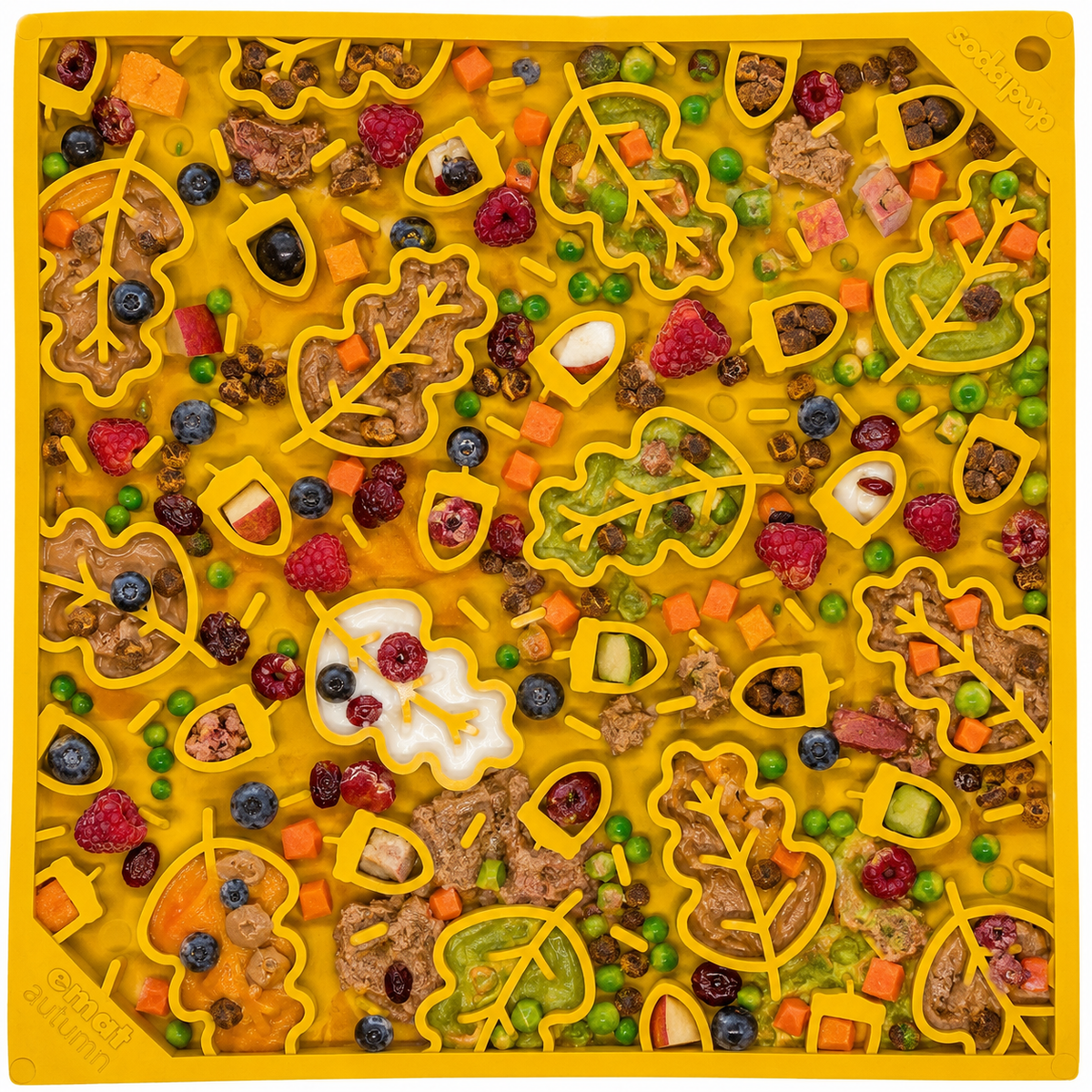 SodaPup Autumn eMat Lick Mat for Dogs and Cats