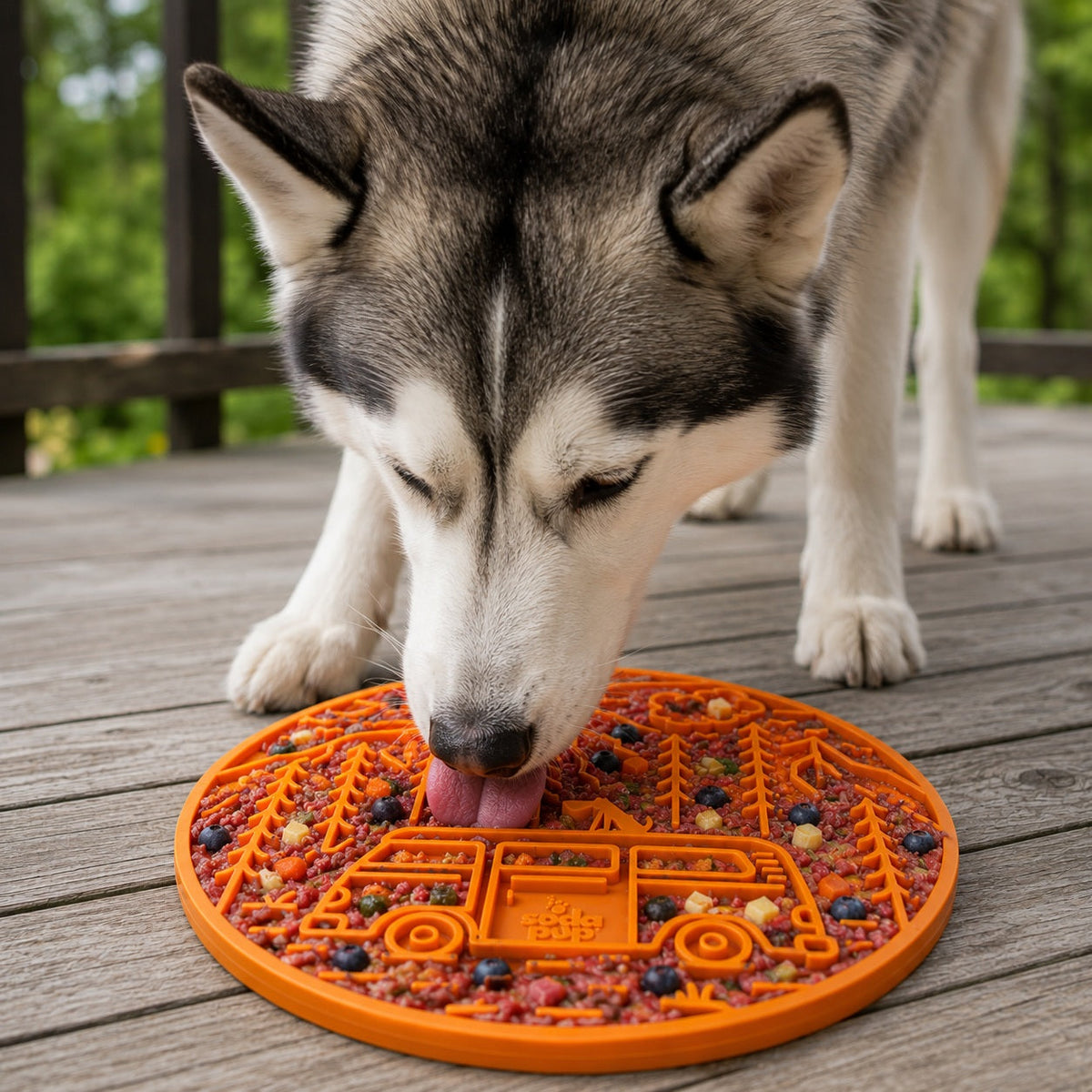 SodaPup Camp eMat Lick Mat with Suction Cups