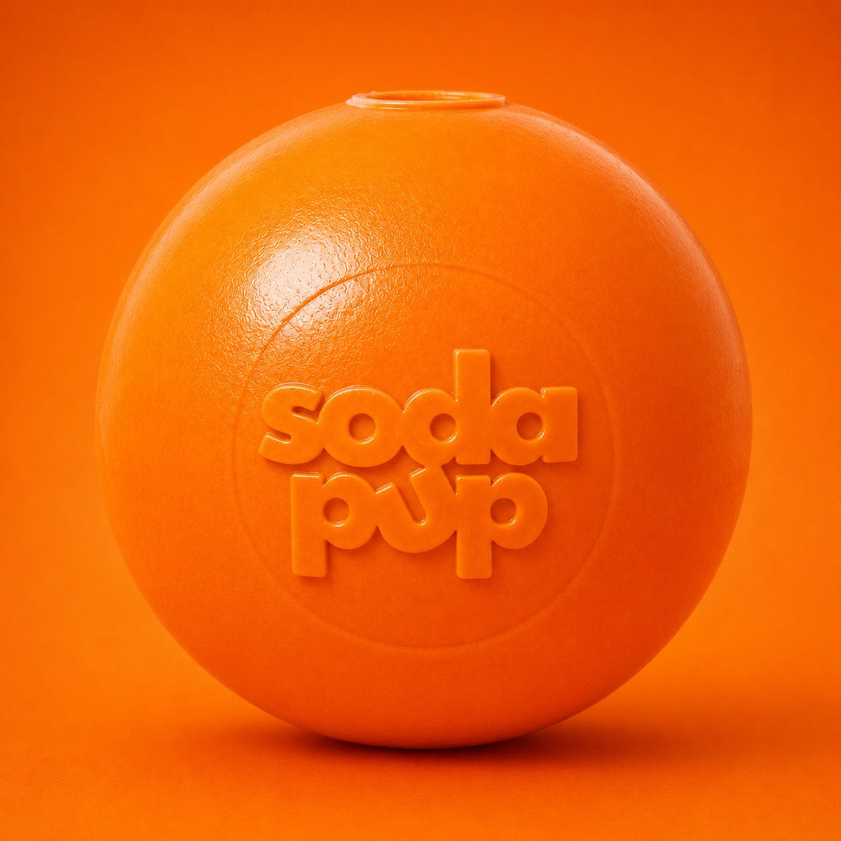 SodaPup PUP-X Squeak Ball Rubber Dog Toy