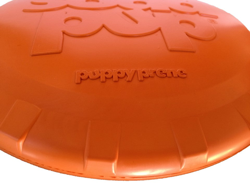 SodaPup Bottle Top Flyer Rubber Flying Disc, Orange