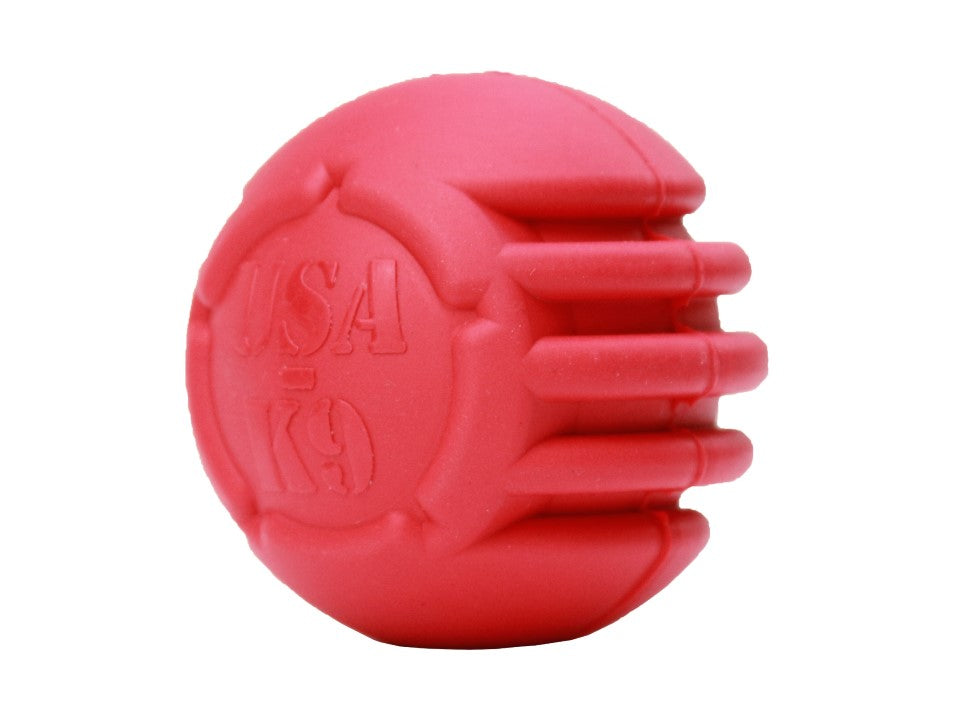 USA-K9 Stars and Stripes Rubber Reward Toy, Red