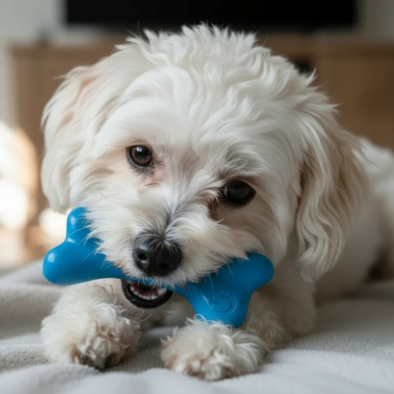 SodaPup PUP-X Rubber Bone Chew and Fetch Toy