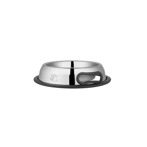 Jeffers Embossed No-Tip Stainless Steel Pet Bowl