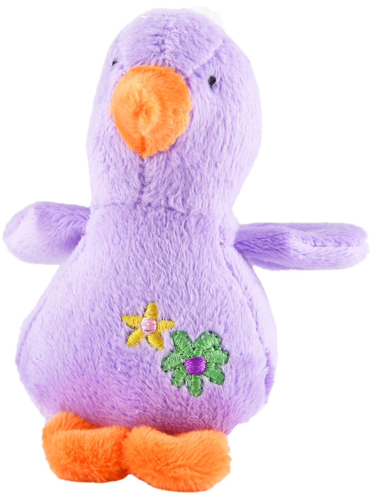 Jeffers Baby Duck Plush Squeaker Dog Toy, 4 in