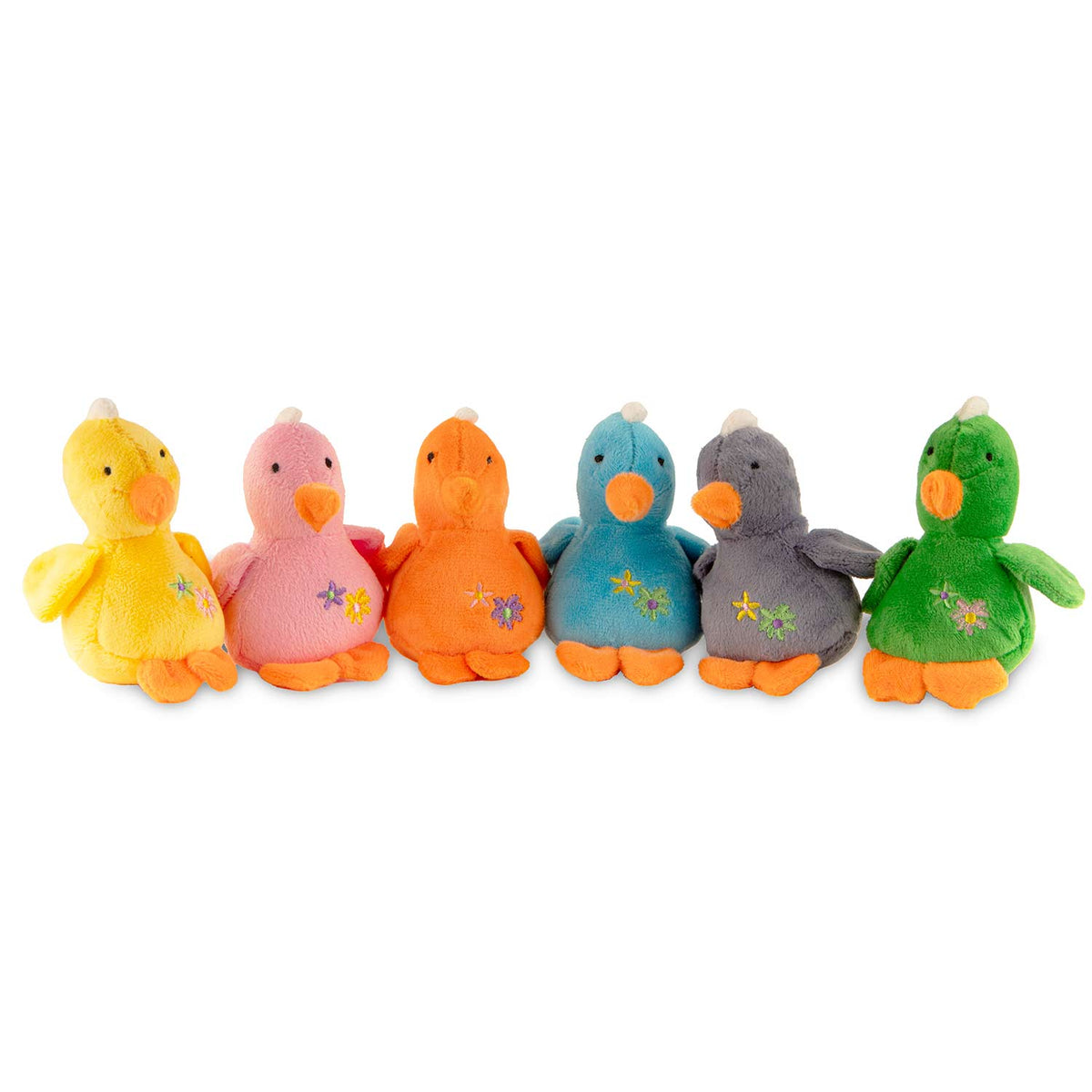 Jeffers Baby Duck Plush Squeaker Dog Toy, 4 in