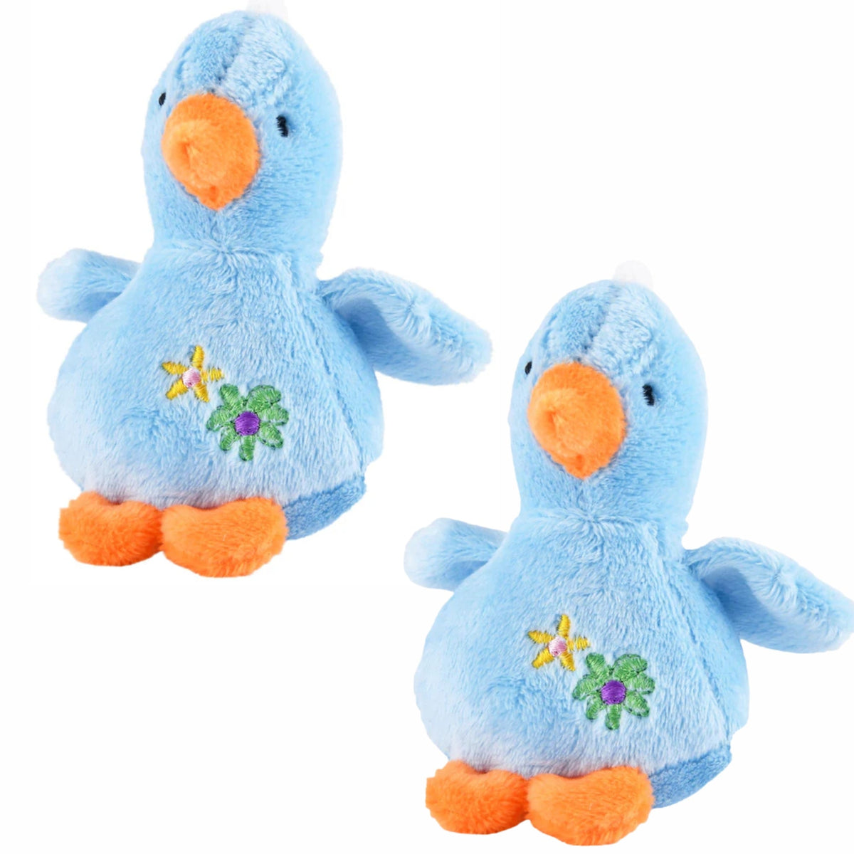 Jeffers Baby Duck Plush Squeaker Dog Toy, 4 in