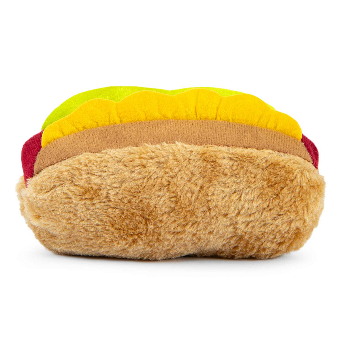 Jeffers Grill Time Plush Squeaker Dog Toy, Hamburger or Hot Dog