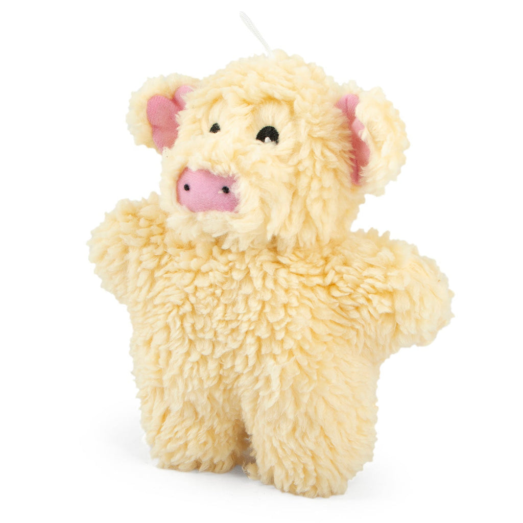 Jeffers Animal Fuzzies Plush Squeaker Dog Toy, 8 in
