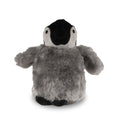 Gray baby emperor penguin plush dog toy