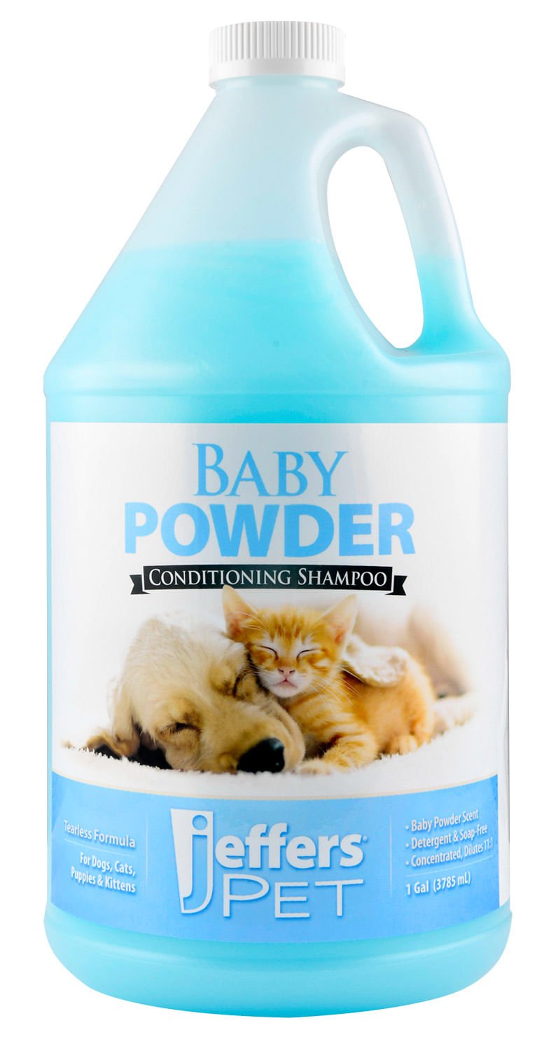Jeffers Baby Powder Tearless Puppy & Kitten Shampoo - FurrowpetstoreGrooming & CleanupJeffers