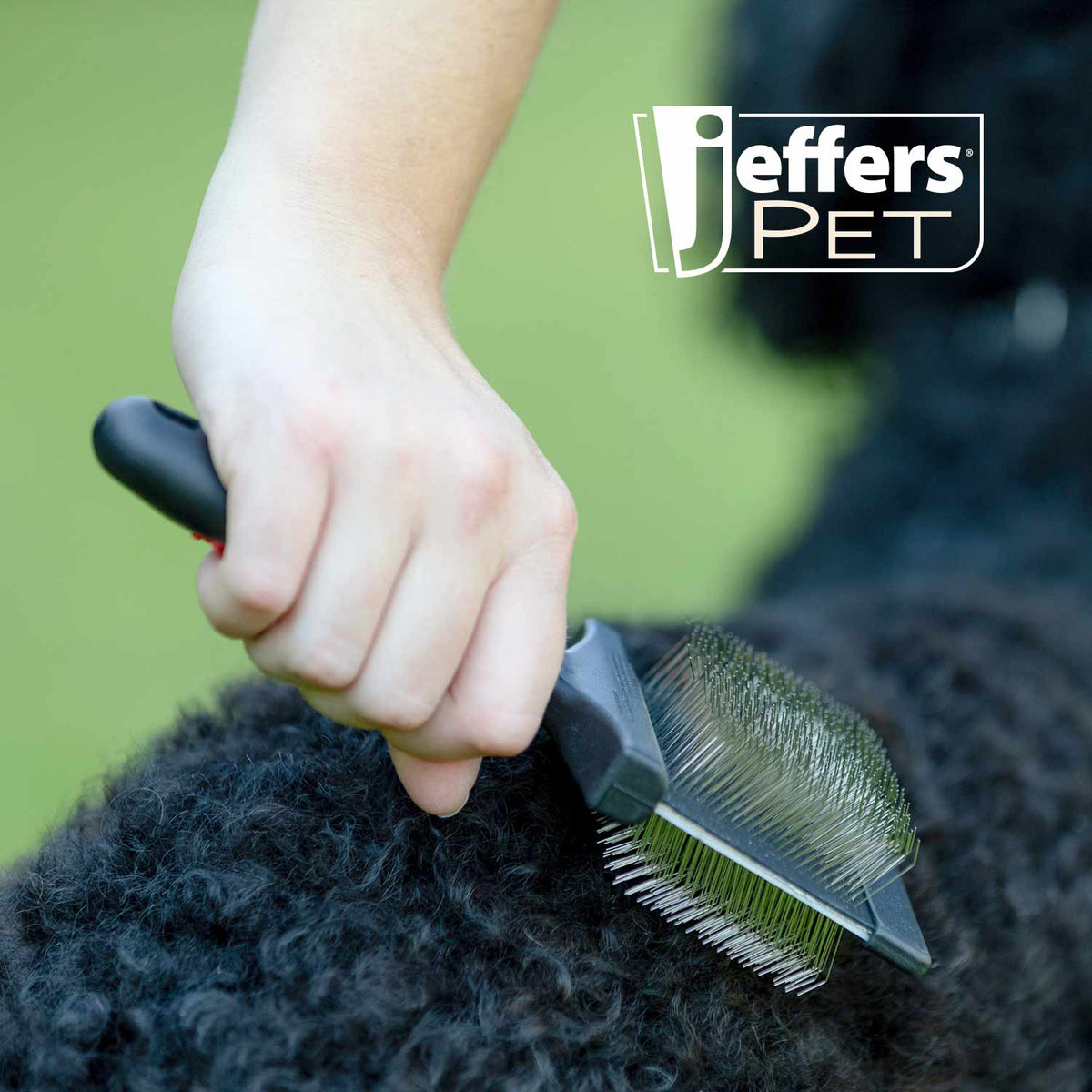 Jeffers Double-Sided Flex Head Slicker Brush - FurrowpetstoreGrooming & CleanupJeffers