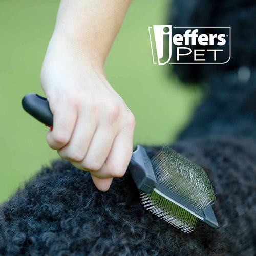 Jeffers Double-Sided Flex Head Slicker Brush - FurrowpetstoreGrooming & CleanupJeffers