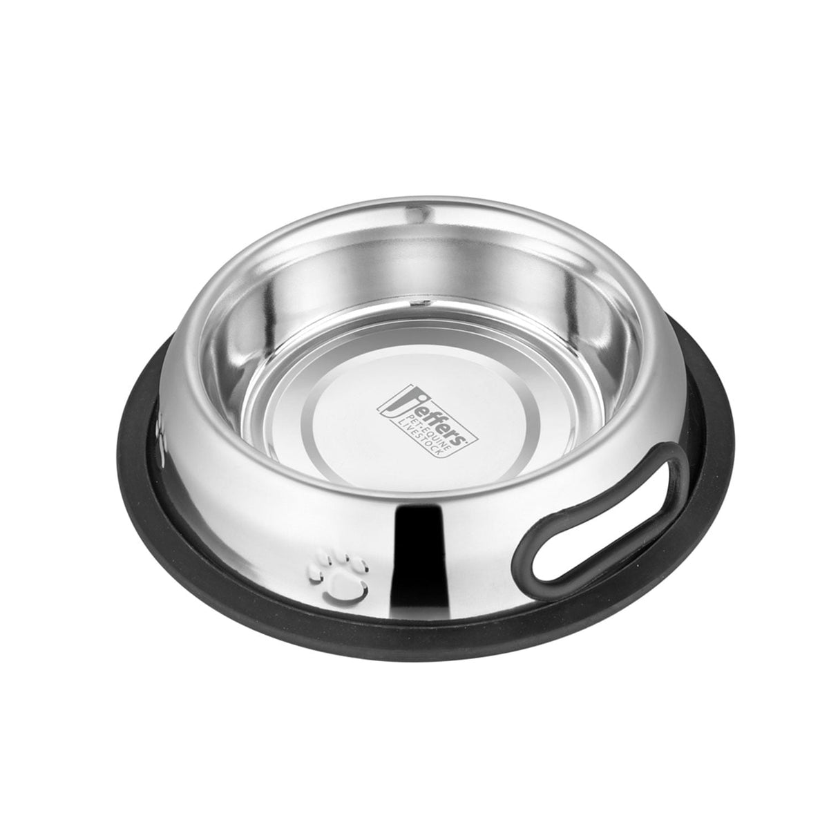 Jeffers Embossed No-Tip Stainless Steel Pet Bowl - FurrowpetstoreBowls, Feeding & EnrichmentJeffers