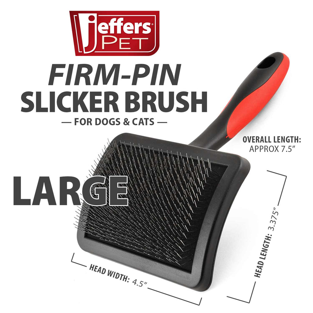 Jeffers Firm Pin Universal Slicker Brush - FurrowpetstoreGrooming & CleanupJeffers