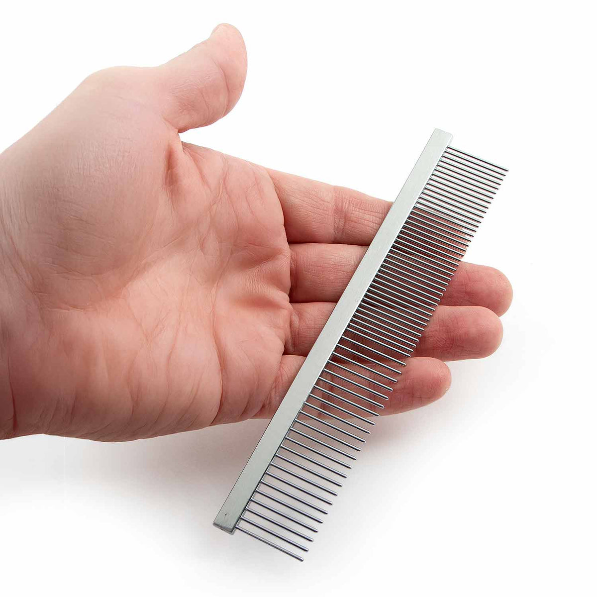 Jeffers Flat Back Steel Pet Grooming Comb - FurrowpetstoreGrooming & CleanupJeffers
