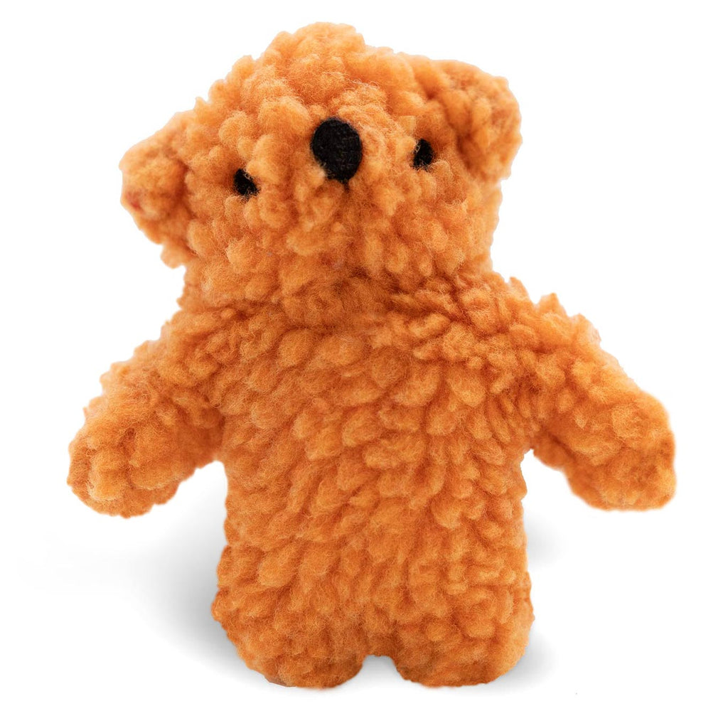 Fleecy bear plush squeaker dog toys