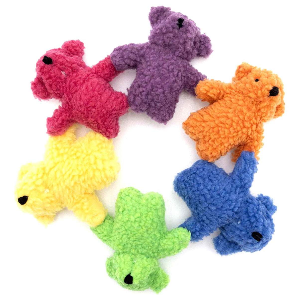 Jeffers Fleecy Bear Plush Squeaker Dog Toy