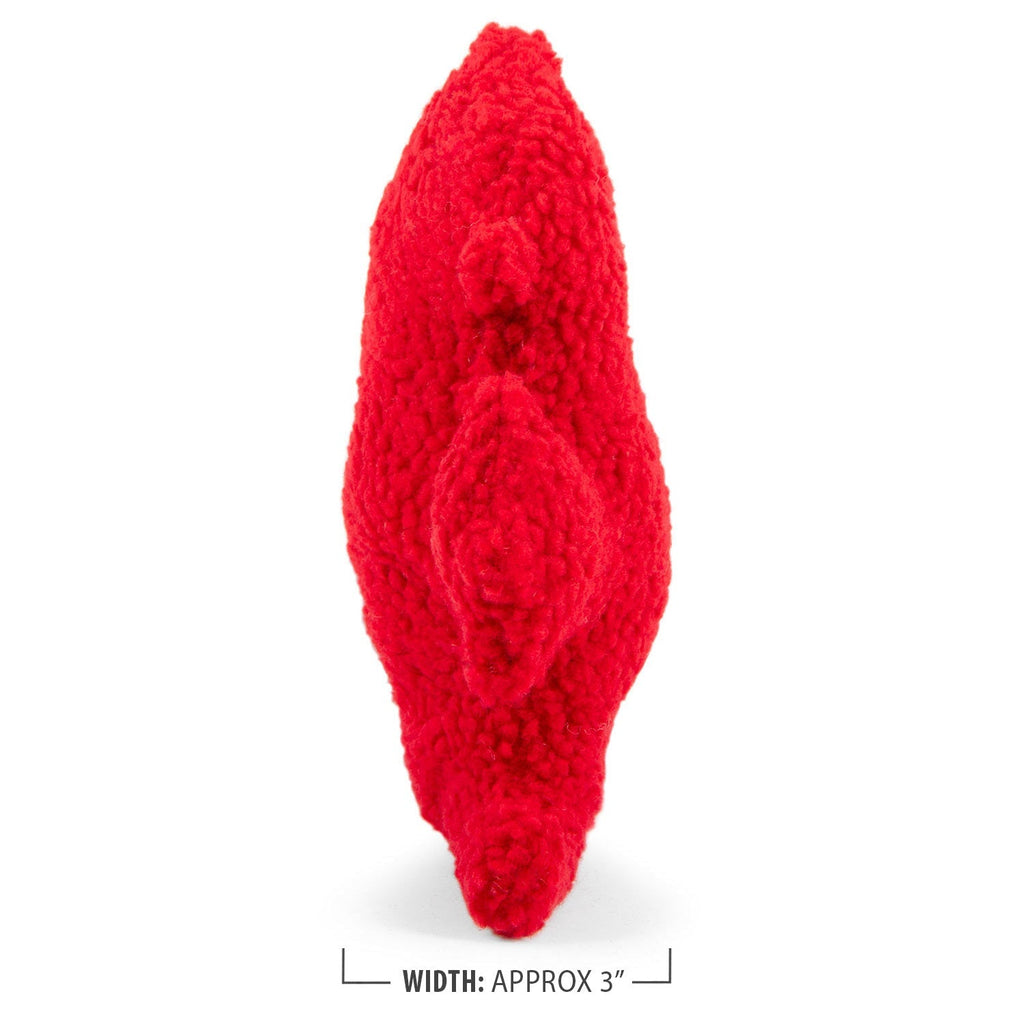 Jeffers Fuzzy Hydrant Squeaker Dog Toy, 8 Inch