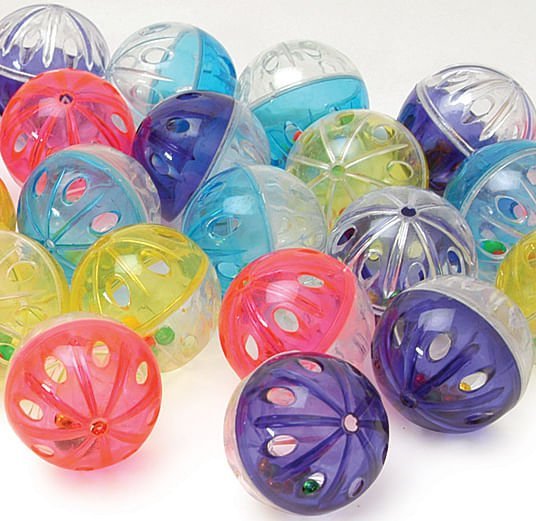 Jeffers Jingle Balls Cat Toy, 4 Pack - FurrowpetstoreToysJeffers